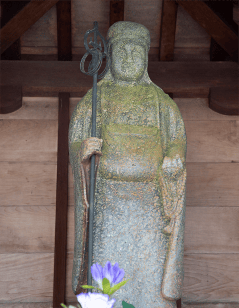 Statue of Jinin, Temple 83, 
Senju-in